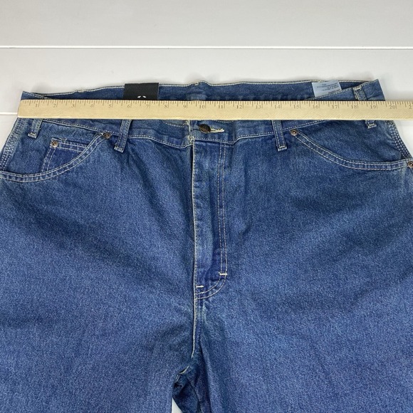 Dickies Men's Size 40X34 Relaxed Fit Straight Leg Carpenter Jeans Blue - Picture 7 of 16